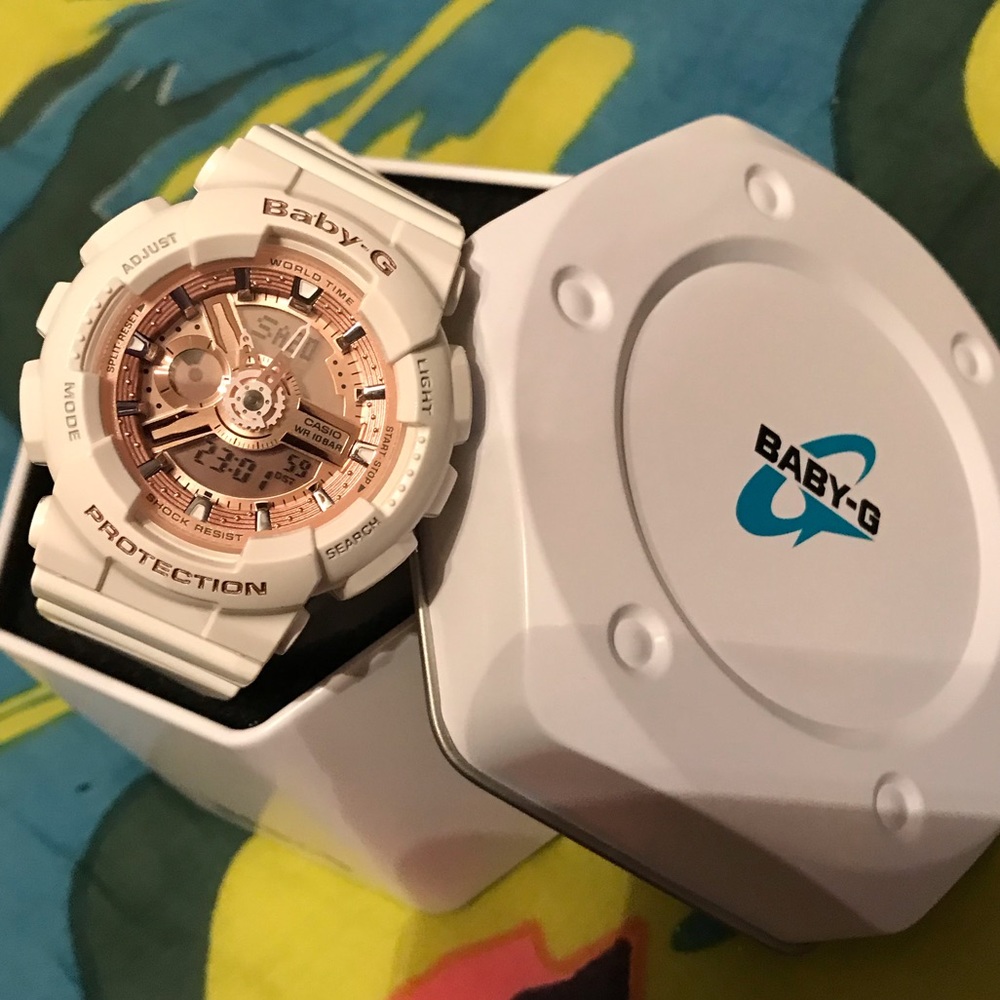 Rose gold Casio G-Shock BabyG Watch